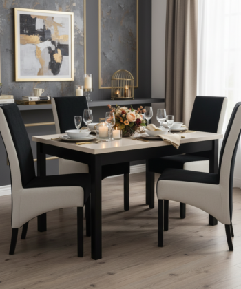 Sorven Extendable Dining Table 120 x 70 + 40 cm