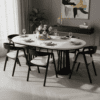 Tovo Extendable Table  Black or White 100-180cm