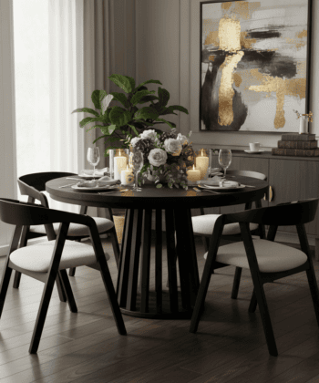 Tovo Extendable Table  Black or White 100-140cm