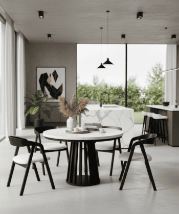 Tovo Extendable Table  Black or White 100-180cm
