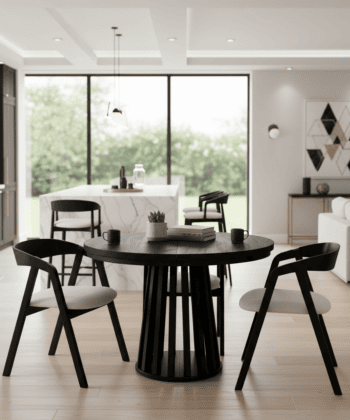 Tovo Extendable Table  Black or White 100-180cm