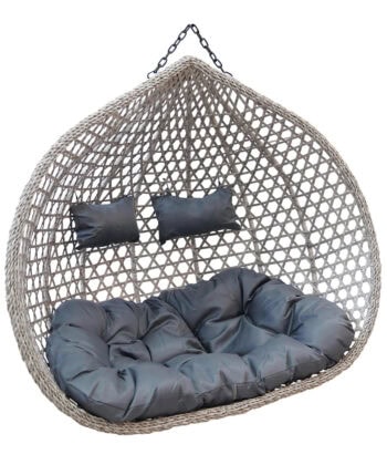 Two‑Person Hanging Cocoon Chair