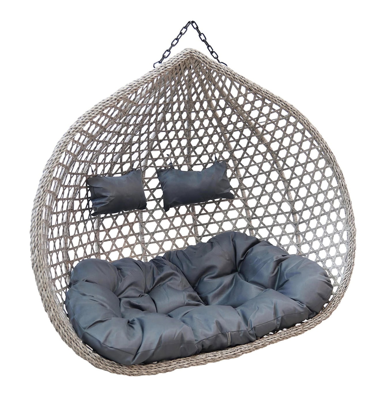 Two‑Person Hanging Cocoon Chair