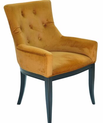 Mustard Yellow Upholstered Dining Chair