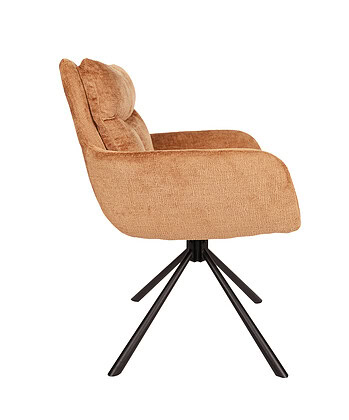 Mustard Yellow Upholstered Dining Chair