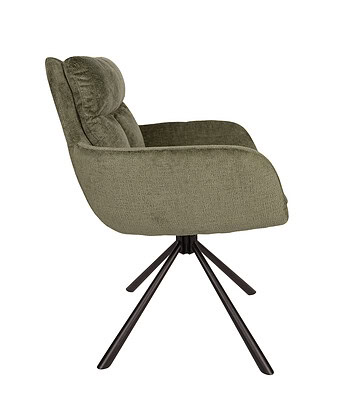 Mustard Yellow Upholstered Dining Chair