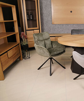Mustard Yellow Upholstered Dining Chair