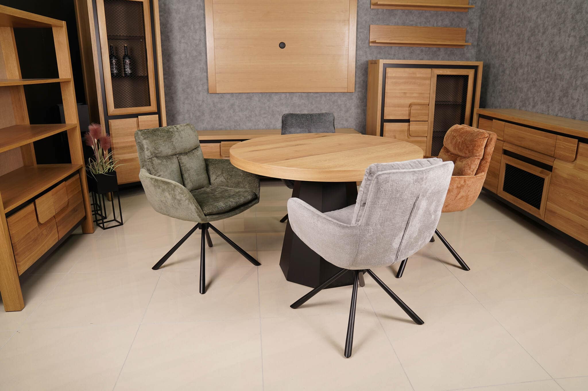 Mustard Yellow Upholstered Dining Chair