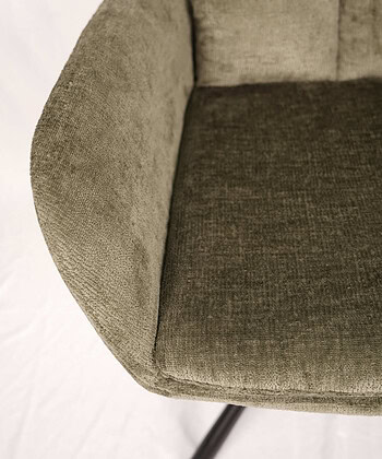 Mustard Yellow Upholstered Dining Chair