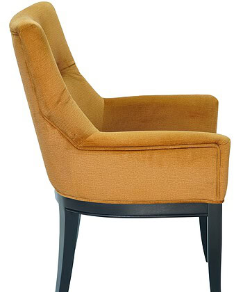 Mustard Yellow Upholstered Dining Chair