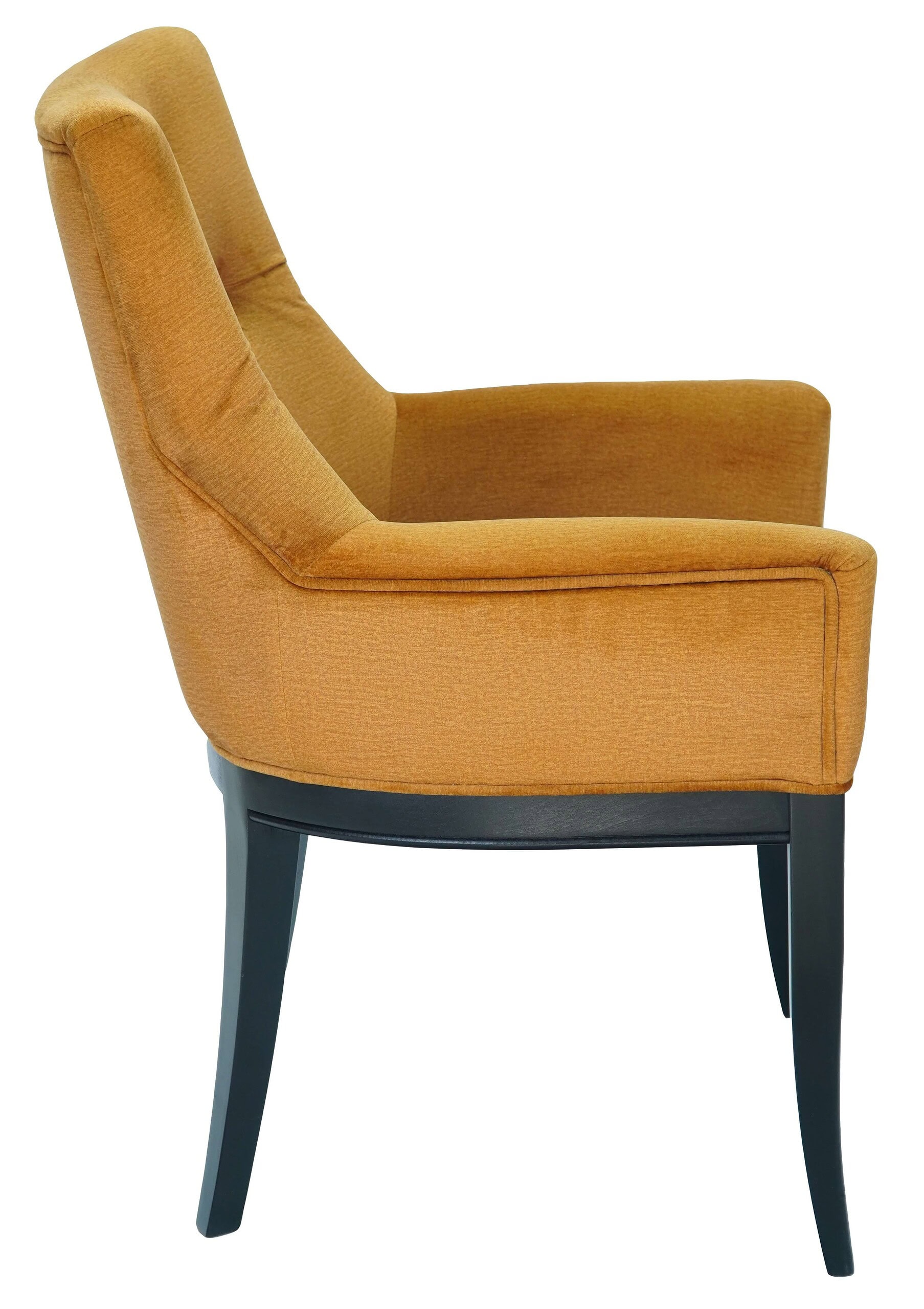 Mustard Yellow Upholstered Dining Chair