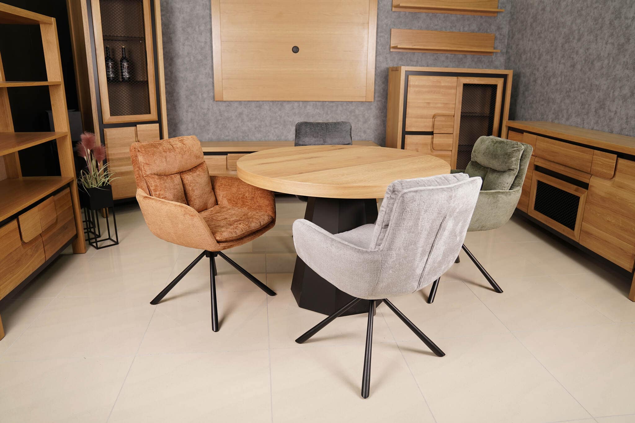 Mustard Yellow Upholstered Dining Chair