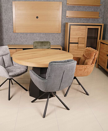 Mustard Yellow Upholstered Dining Chair