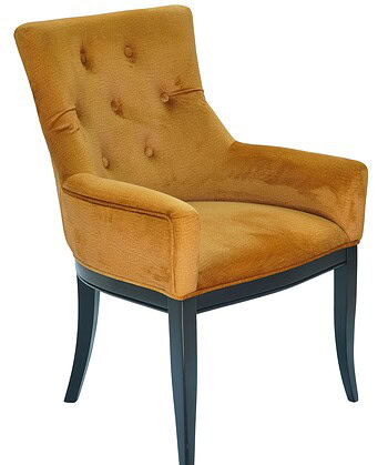 Mustard Yellow Upholstered Dining Chair