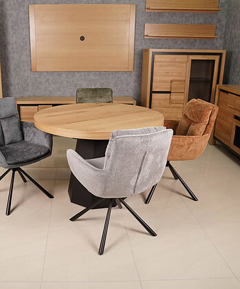 Mustard Yellow Upholstered Dining Chair