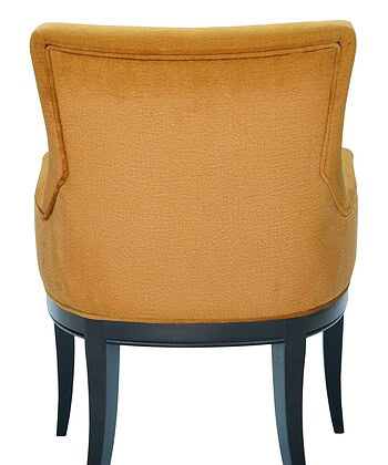 Mustard Yellow Upholstered Dining Chair