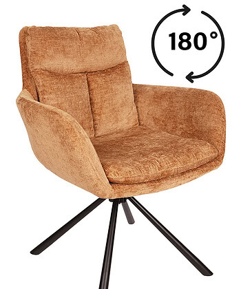 Mustard Yellow Upholstered Dining Chair