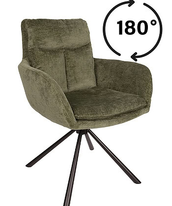 Mustard Yellow Upholstered Dining Chair