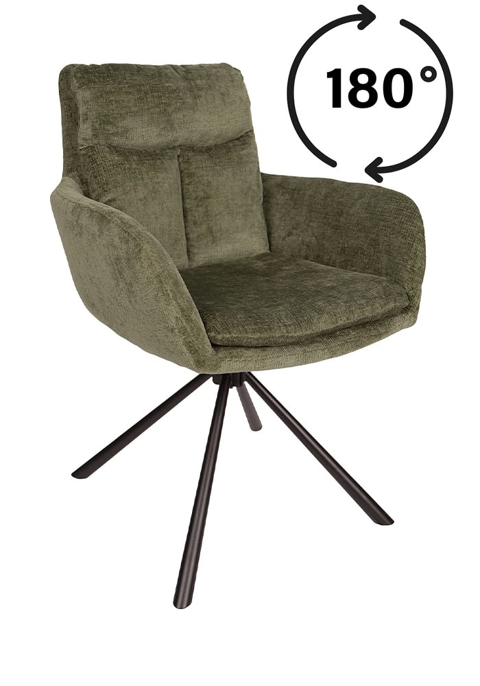 Mustard Yellow Upholstered Dining Chair