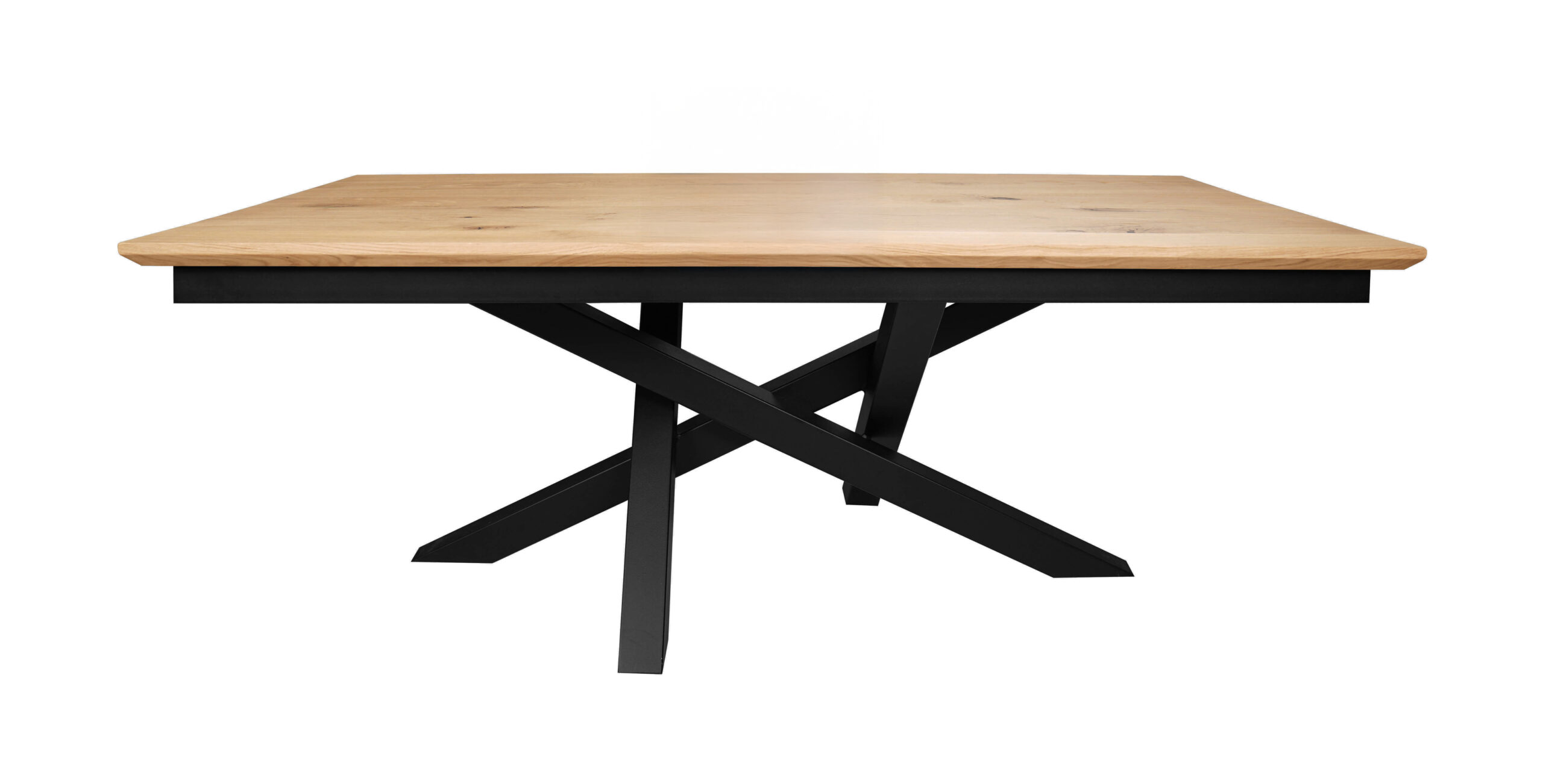 Alveris Rectangular Extendable Acrylic Dining Table 140-180×80 cm – Anthracite Loft Desk