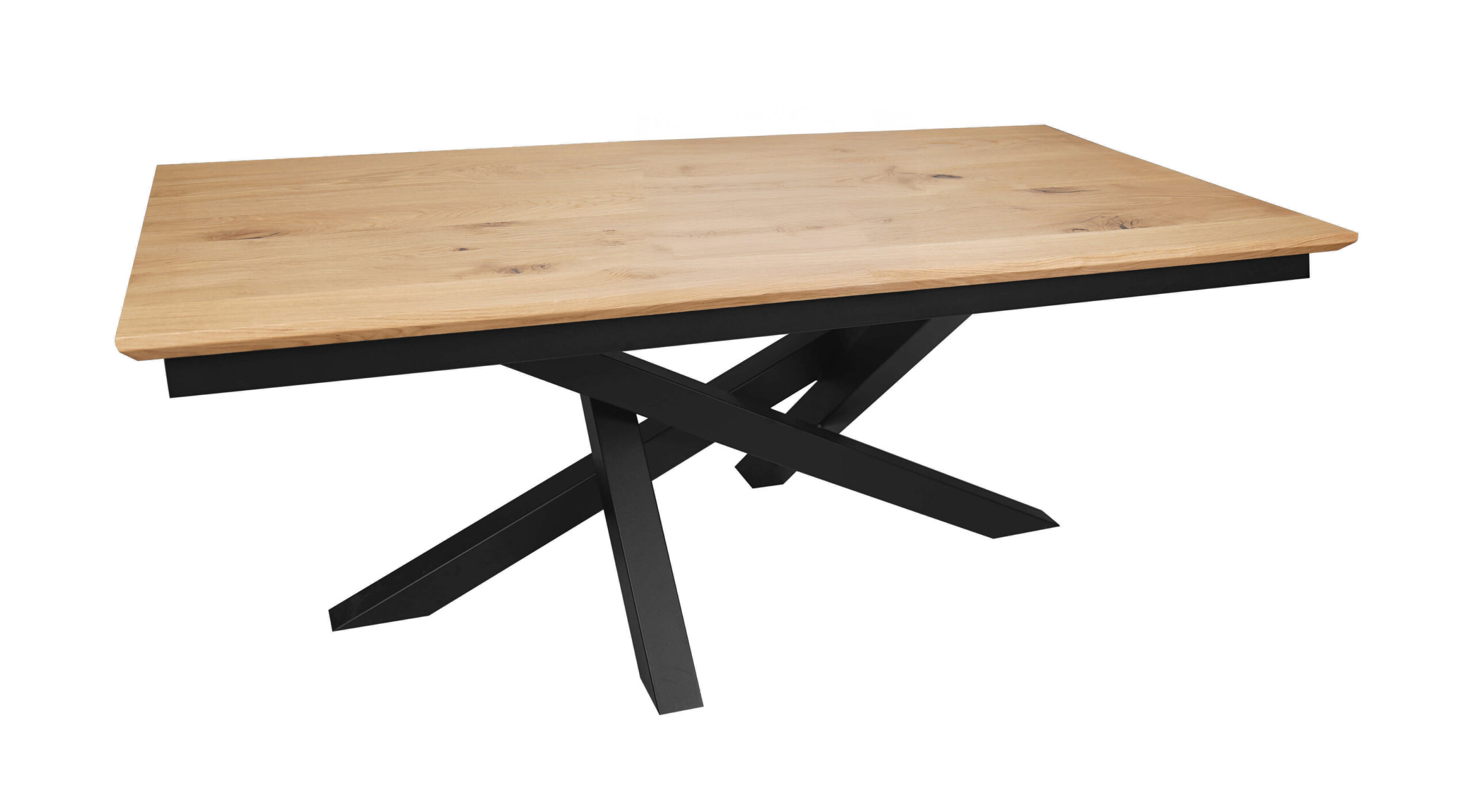Alveris Rectangular Extendable Acrylic Dining Table 140-180×80 cm – Anthracite Loft Desk