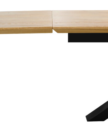Alveris Rectangular Extendable Acrylic Dining Table 140-180×80 cm – Anthracite Loft Desk
