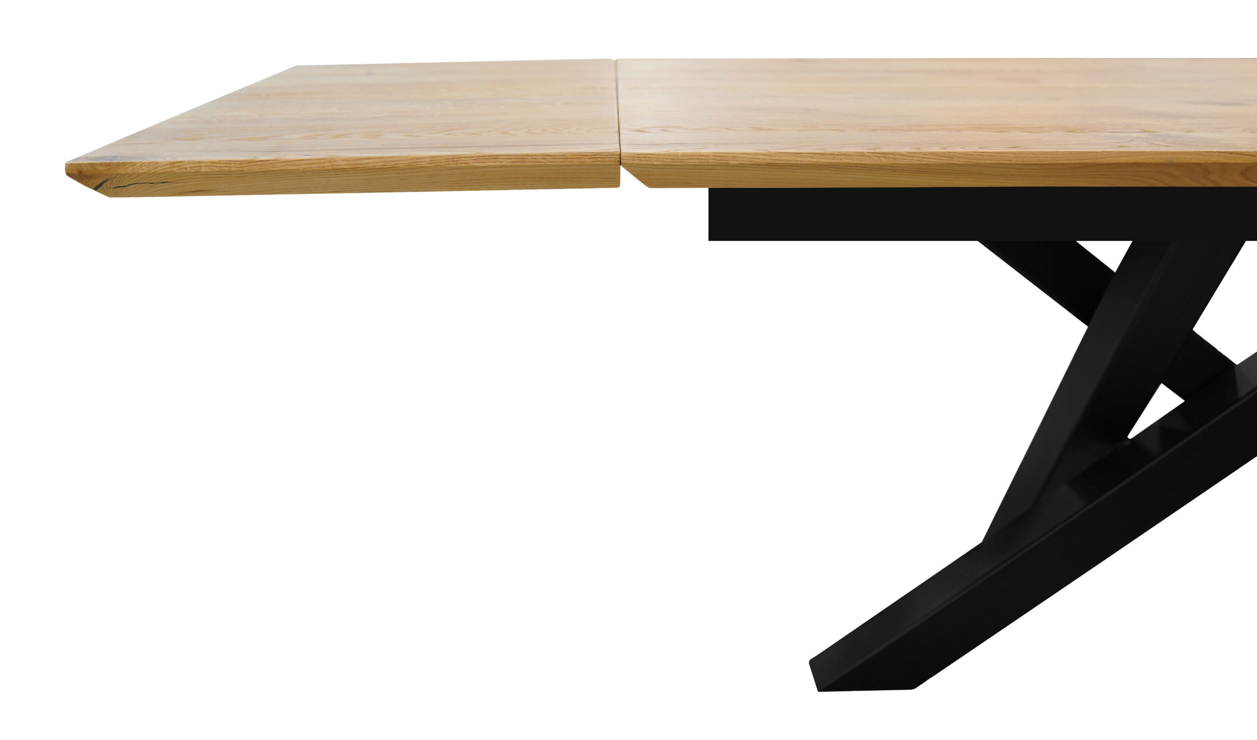 Alveris Rectangular Extendable Acrylic Dining Table 140-180×80 cm – Anthracite Loft Desk