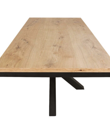 Arvian Rectangular Extendable Dining Table 160-240×90 cm – Natural Oak Veneer Loft Desk