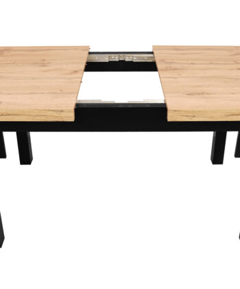Aura Rectangular Extendable Dining Table 140-90-100 cm – Wotan Oak Loft Desk