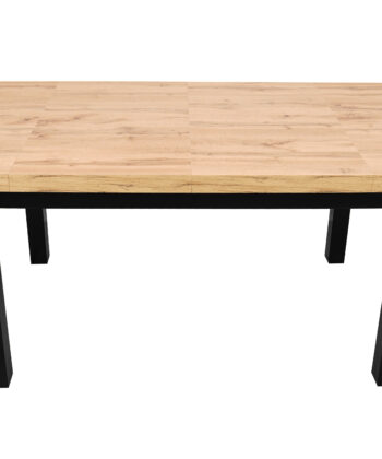Aura Rectangular Extendable Dining Table 140-90-100 cm – Wotan Oak Loft Desk