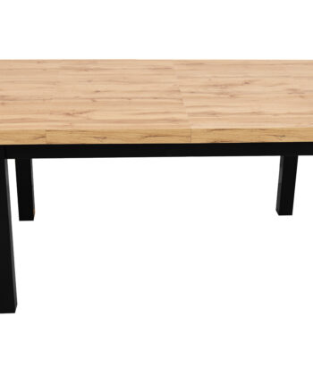 Aura Rectangular Extendable Dining Table 140-90-100 cm – Wotan Oak Loft Desk