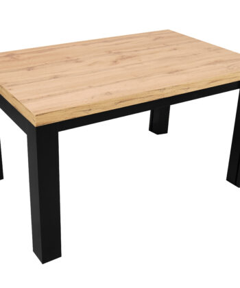 Aura Rectangular Extendable Dining Table 140-90-100 cm – Wotan Oak Loft Desk