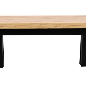 Aura Rectangular Extendable Dining Table 140-90-100 cm – Wotan Oak Loft Desk