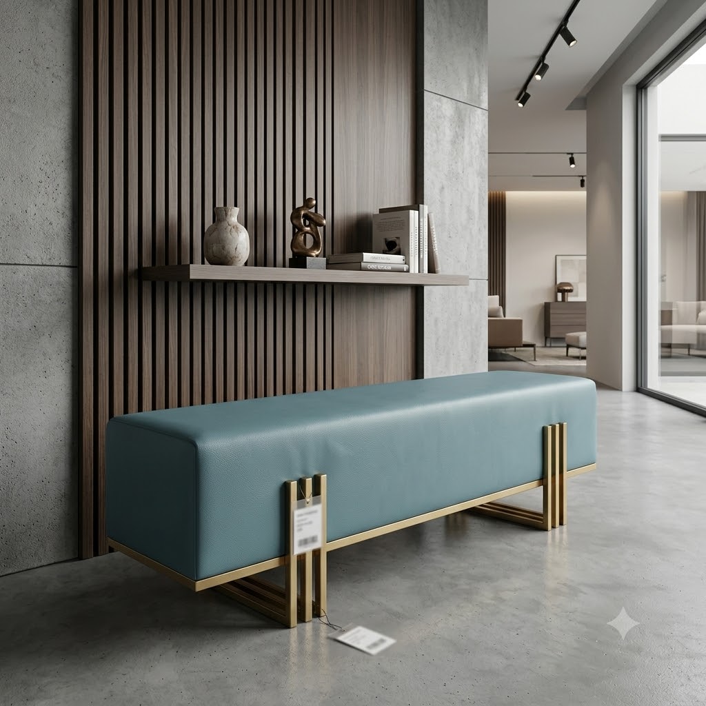 Aurora Modern Upholstered Bench