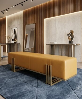 Aurora Modern Upholstered Bench