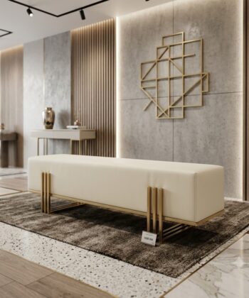 Aurora Modern Upholstered Bench