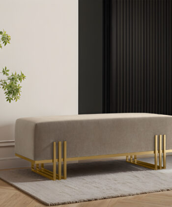 Aurora Modern Upholstered Bench
