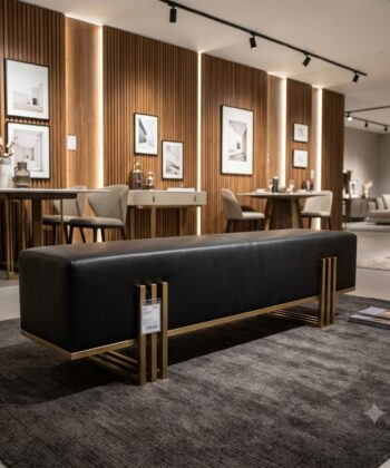 Aurora Modern Upholstered Bench