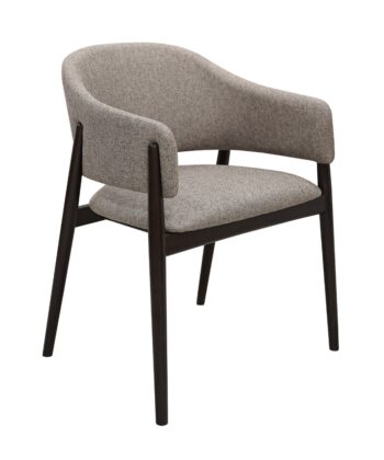 Designer Dining Chair – Luxury Upholstered Armchair with Beech Legs | PouffeLOVE