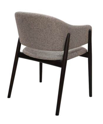 Designer Dining Chair – Luxury Upholstered Armchair with Beech Legs | PouffeLOVE