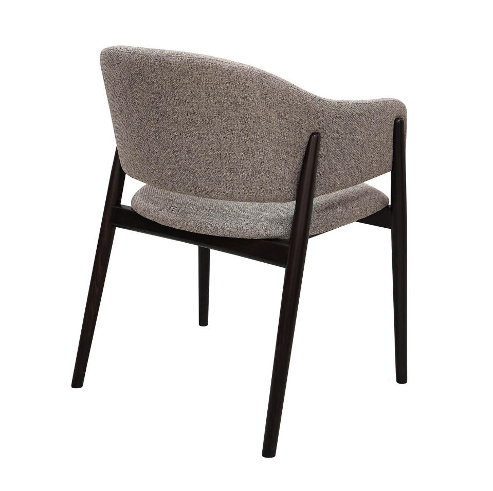 Designer Dining Chair – Luxury Upholstered Armchair with Beech Legs | PouffeLOVE