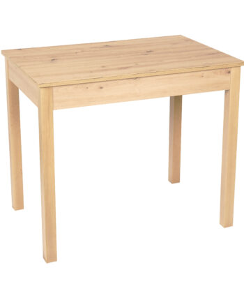 Florian Rectangular Compact Dining Table 90×60 cm – Artisan Oak Kitchen Desk