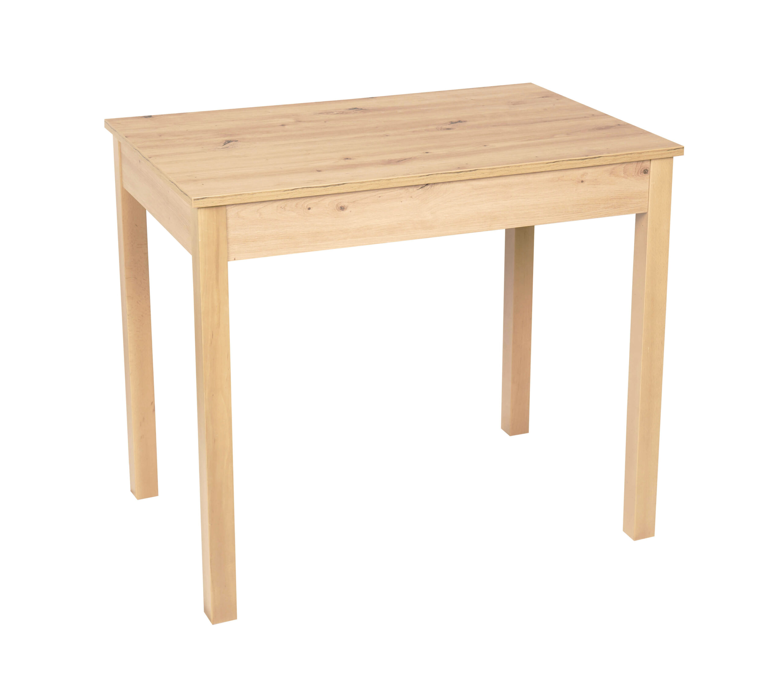 Florian Rectangular Compact Dining Table 90×60 cm – Artisan Oak Kitchen Desk