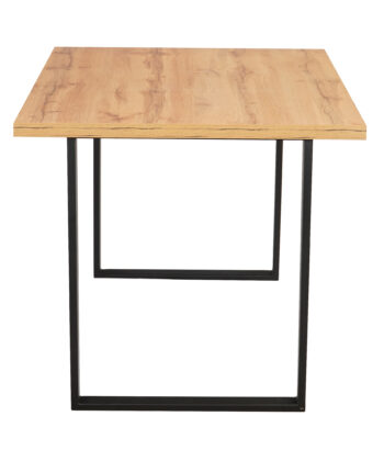 Kamel Rectangular Industrial Dining Table 120×80 cm – Wotan Oak Loft Desk