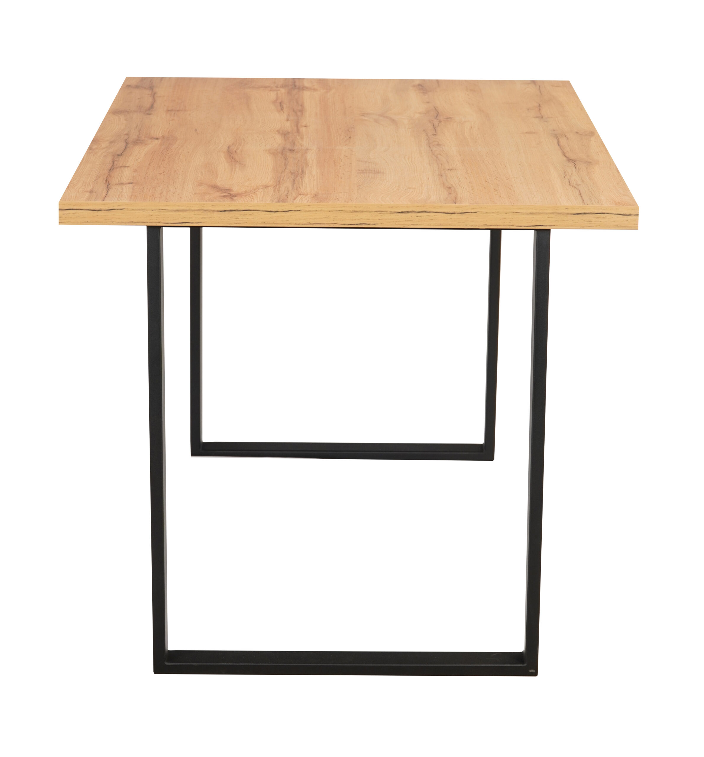 Kamel Rectangular Industrial Dining Table 120×80 cm – Wotan Oak Loft Desk
