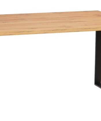 Kamel Rectangular Industrial Dining Table 120×80 cm – Wotan Oak Loft Desk