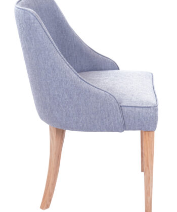 Luxury Oak Dining Chair | Chenille Accent Chair Ireland