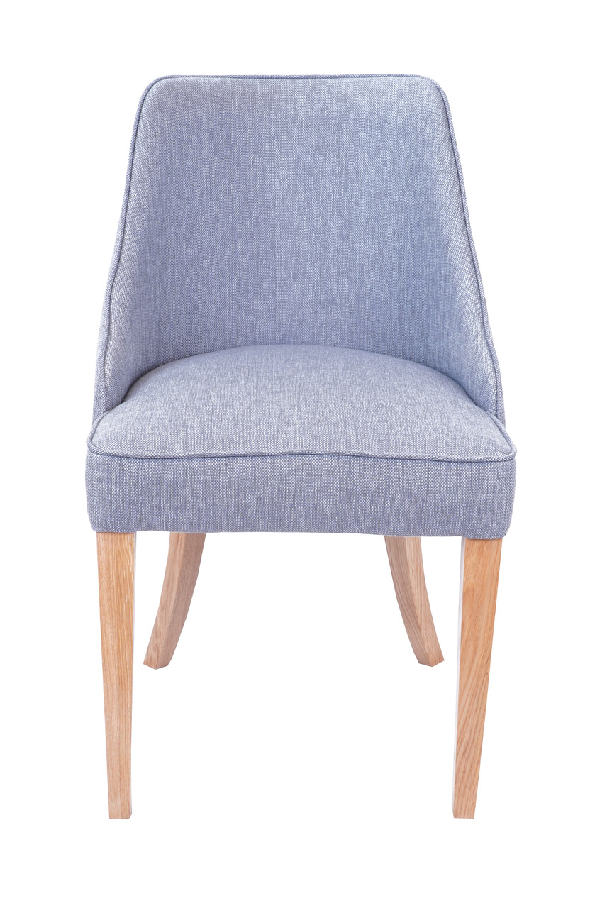 Luxury Oak Dining Chair | Chenille Accent Chair Ireland