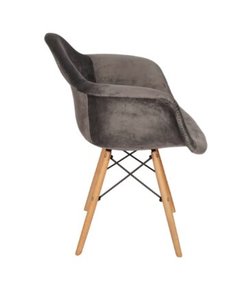 Mo Grey Velvet Dining Chair 64×60×84 cm