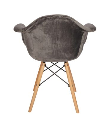 Mo Grey Velvet Dining Chair 64×60×84 cm